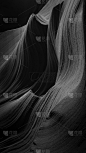 羚羊峡谷砂岩曲线
