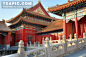 [故宫的建筑和护栏]