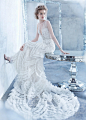 Lazaro Bridal Gowns, wedding dresses Fall 2014 collection.拉萨罗2014秋冬婚纱大片。