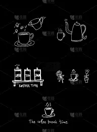 咖啡馆的海报