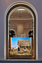 hermes horse Moscow Retail shop store design Window Display Window displays windows design