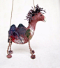 Salim Felt Camel. Art Marionette Puppet Felted by TwoSadDonkeys