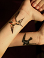 Bird tattoos