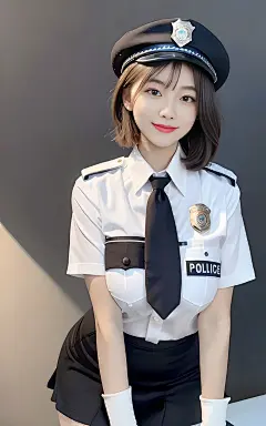 Ai绘画 物业女保安《一@画渣画画的动态