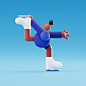 3D Render characters digital illustration blender 3d modeling Character design  Digital Art  3dart Flat Vector