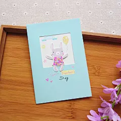 教师贺卡通立体小学生幼儿园可爱小动物节日快乐1706感谢老师卡片-tmall.com天猫