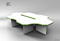 小型办公室积木式阵列组合办公桌设计-Valerii Sumilov [10P] (1).jpg