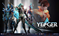 Yeager HUNTER LEGEND  一些宣发的立绘构图，最终没用上，发一下 
