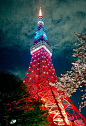 [] 东京铁塔夜景,真美。