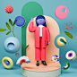 Colorful Character design : Colorful character daily design. 