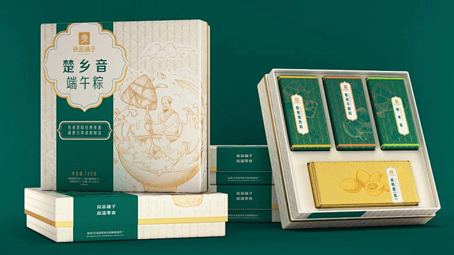 2020端午各大品牌粽子礼盒包装设计出炉...