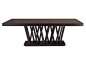 ADRIANA HOYOS CARAMELO Collection Rectangular Dining Table in Dark Seike #DiningRoom