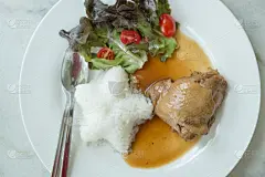 米,烤鸡,餐具,格子烤肉,褐色,水平画幅,鸟类,膳食,特写