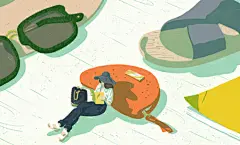 【瑞典插画师 Jeff Östberg 一组风格清新、简易、充满生活的情调的插画艺术】 （jeffostberg.se） ​​​​