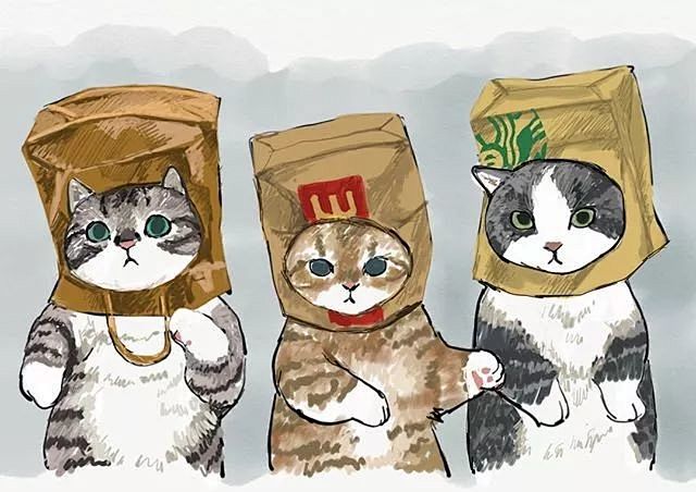 一位日本插画师笔下的小猫咪太可爱 他的插...