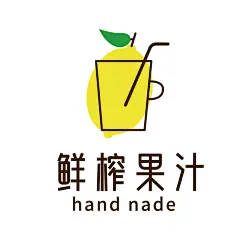 奶茶果汁品牌宣传LOGO简约微信头像
