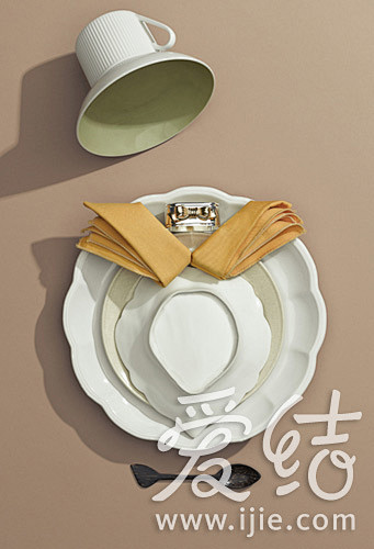 创意口布设计  婚礼餐盘也精彩#创意##...