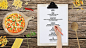 蔬菜水果披萨食物食材高清psd素材图片banner背景菜单招牌设计图