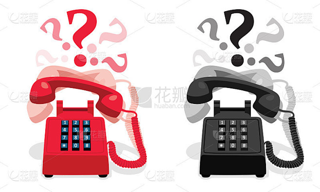Ringing stationary phone with button keypad and wi