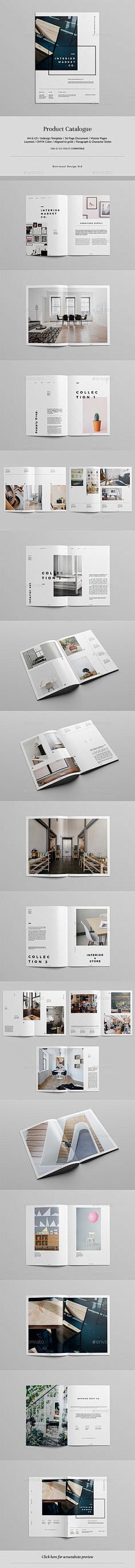 产品目录手册模板InDesign IND...