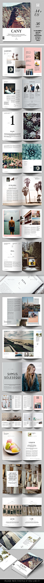 Cany Magazine Template - Magazines Print Templates