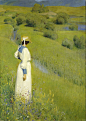 In the Countryside, 1895 Richard Riemerschmid #每日分享一幅名画作品 #大师油画 #艺术 #历史 #油画 - 小红书