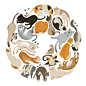 American Shorthair happy Sticker by Toru Sanogawa | Kitten drawing, Animal drawings, Cat drawing