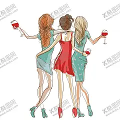 彩绘人物背影 【酷图网】彩绘人物背影,手绘女孩,女孩,粉彩,淡彩,女孩元素,水彩手绘女孩,插画女孩,手绘人物,美女,女生,漫画,可爱女孩,儿童素材,卡通,唯美手绘,女孩背影,文艺海报,PNG免扣素材