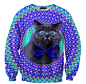 海外代购Crazy cat波兰设计师自创品牌疯狂猫咪迷幻电子复古卫衣-淘宝网