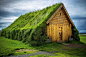 General 1170x780 nature landscape house grass field Iceland clouds wood wood planks