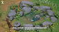 Ghibli Stones - Environment Breakdown - Jinwen Zhou