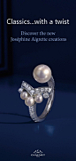 Far from the traditional image of jewellery adorned with pearls, the Maison introduces new Joséphine Aigrette creations with an assertive audacity. Classics... with a twist.