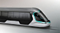 Design sketch of the new Strasbourg's tramway. Peugeot design lab and Alstom: 