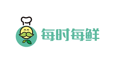 每时每鲜LOGO设计-花瓣网