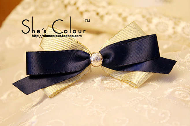 SHE'S COLOUR 原创手工蝴蝶结...