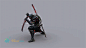 日本武士攻击 走跑死亡待机动画DEMO - 游戏动画 - CGJOY