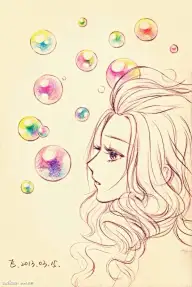 线稿 黑白世界的唯美