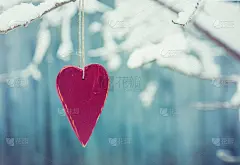 情人节,心型,圣诞装饰物,贺卡,雪,新年,古老的,古典式,乡村风格,白色