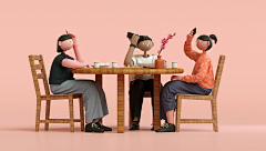 卤味鹅鹅采集到C4D人物