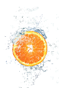 水花与切开的橙子47929_水果_收获季节_图库壁纸_68Design
