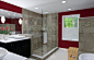 小卫生间整体淋浴房瓷砖效果图