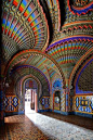 The Peacock Room Tuscany, Italy.