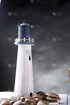 挪威灯塔，天然海滨概念