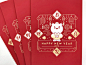 CheesePie2019 Red Envelope new year bear red envelope