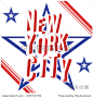 New York City retro vintage typography poster, t-shirt Printing design, vector Badge Applique Label.