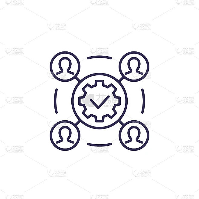 项目执行，业务线图标素材-花瓣网