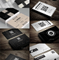 VI二维码标志创意简洁约大气企业公司个人名片卡模板PSD设计素材-淘宝网