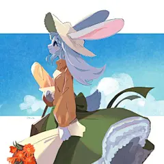 插画师kuroorcas的一组插画，作者的插画大多采用治愈却温暖的配色，笔下的动人物都非常的可爱，看到图一的插画大面积采用温暖的橘色调去强调画面的调性，结合拟人的动物动作和表情就让人能感受到画面中发生的趣事。太治愈了！#插画分享# #画里的故事# ​​​​