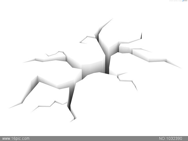 地面裂缝清晰图片
