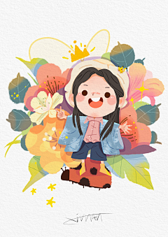 豌豆oo采集到C 插画
